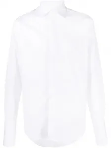Рубашка узкого кроя Canali, белый