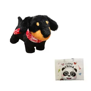 Плюшевая кукла щенок таксы высота 40см Bitter purchase, черный