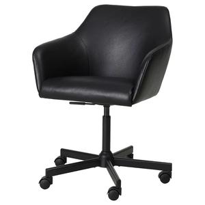 Вращающийся стул TOSSBERG/MALSKÄR IKEA, цвет grann black/black
