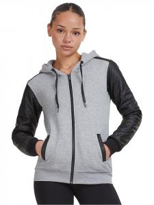 Urban Classics Спортивная толстовка серо-черного цвета