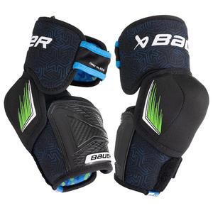 BAUER Комплект хоккейной защиты Model 24 X для молодежи и взрослых: нагрудник, щитки, налокотники, размер S
