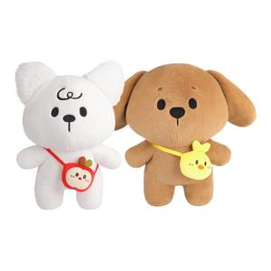 Плюшевая кукла Bobbi Planet Puppy высотой 13см/20см, длина 20см X3COMMUNE, Random 2 Pack