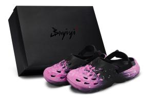 Adidas MAXXCLOG 811 Manufacturing, флуоресцентный морской розовый, специальные сабо унисекс, черно-розовые