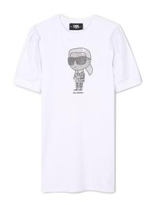 Платье на каждый день обычный крой Z30458 D Karl Lagerfeld Kids, белый