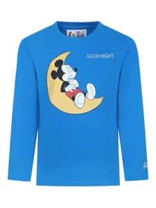 Лонгслив Boyle с графическим принтом Mc2 Saint Barth Kids, синий