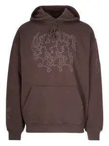 Худи с графическим принтом Carhartt Wip, коричневый