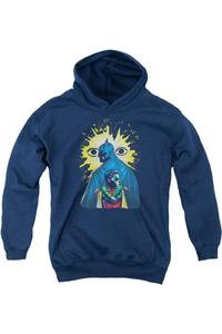 Батмен Watchers Детская толстовка с капюшоном Gildan, темно-синий