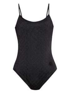 Купальник с открытой спиной Moncler, черный