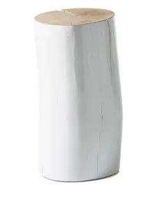 Средний боковой столик Log 22 см x 42 см Gervasoni 1882, белый