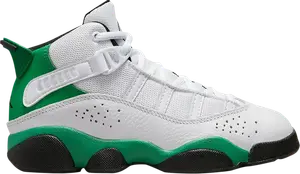 Кроссовки Jordan 6 Rings PS 'White Lucky Green', белый