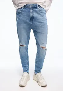 Морковь уничтожает узкие джинсы Bershka, Light Blue