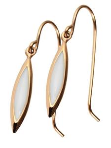 Adeliás Женские серьги из нержавеющей стали в золотом исполнении