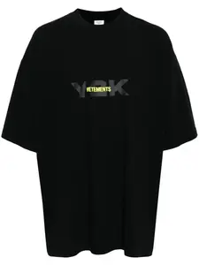 Футболка с логотипом Vetements, черный