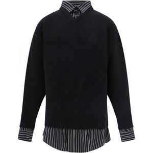 Слоёный свитер Balenciaga, чёрный