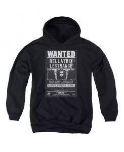 Мальчики Молодежь Wanted Bellatrix Pull Over Hoodie / Толстовка с капюшоном Harry Potter, черный