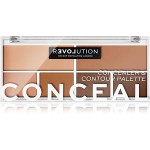 Палетка консилеров Revolution Relove Conceal Me оттенка Medium 2,8 г