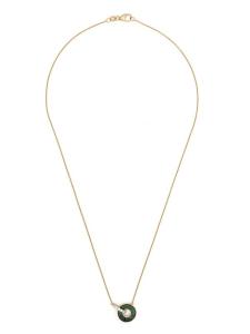 Ожерелье Promesse из 18-каратного желтого золота с малахитом PONTE VECCHIO, золотой