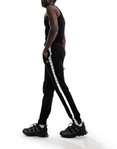 Черные спортивные джоггеры Fred Perry с проклеенной лентой