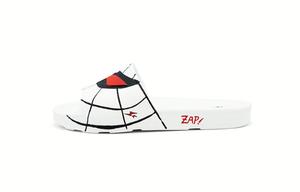 Шлепанцы унисекс белый/черный/красный Lining