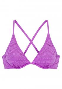 Треугольный бикини-топ LASCANA, Purple