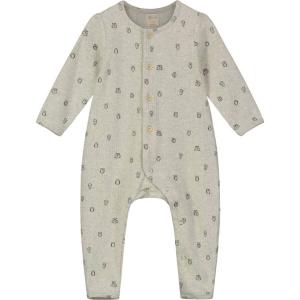 Детский комбинезон Jowan в овсяном цвете с совами Ettie + h, Oatmeal With Owls
