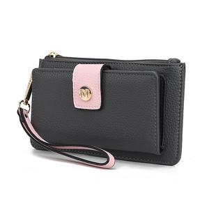 Mkf Collection Olympe Женский кошелек из веганской кожи от Mia K MKF Collection, цвет Charcoal Pink