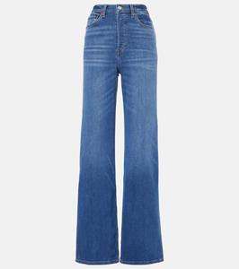 Джинсы 70-х годов с высокой талией и широкими штанинами Re/Done, Monterey Fade