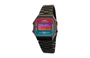 CASIO Часы Retrofit Series Quartz Movement Stainless Steel Ion Plated Strap Watch Men's Watch Multicolor Watch Dial