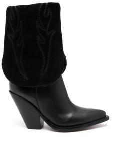 Sonora 100 мм сложенные сапоги, черный