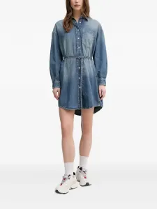 Джинсовое платье-рубашка мини Joop!, синий