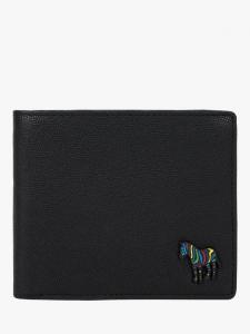 Кошелек из кожи зебры Paul Smith, Black