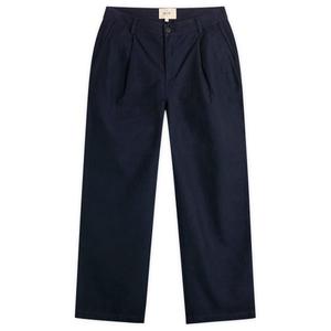 Брюки широкого кроя Folk, ash темно-синий brushed twill
