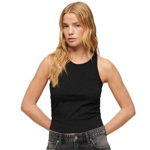 Топ Superdry Ruched Tank, черный
