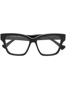 Очки трапециевидной формы с логотипом GG Gucci Eyewear, черный