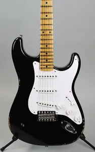 Fender Custom Shop Ограниченная серия Fat '54 Strat Relic Стареющая черная