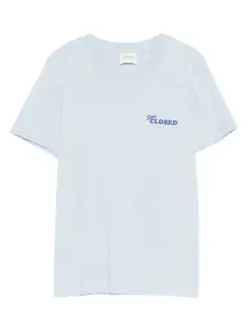 Футболка с принтом логотипа Closed, синий