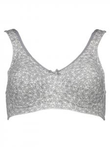 SUSA Бюстгальтер-минимизатор серо-белого цвета