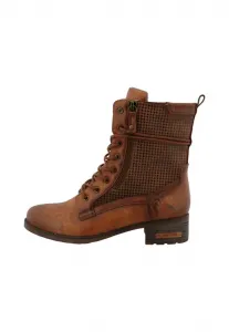 Ботильоны на шнуровке Mustang, Cognac