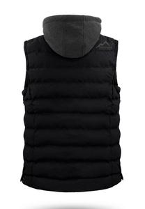 Жилет Outdoor Wattierte Winter-Stepp Mit Kapuze normani Outdoor Sports, черный