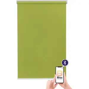 Электрические рулонные шторы Sunlines «San Francisco», затемнение, затемнение, с отверстием, свободно висящие, с управлением через приложение через Bluetooth, с мотором и аккумулятором, белый стержень