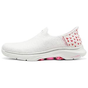 Кроссовки Skechers WOMEN"S GO WALK Lifestyle Shoes Women's Low-top White Pink, белый