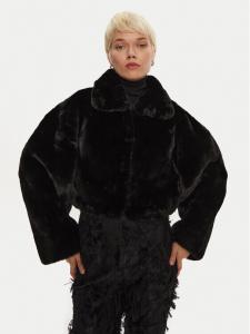 Шуба стандартного кроя Rotate, черный