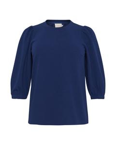 Рубашка KAFFE CURVE KC Janni, темно-синий