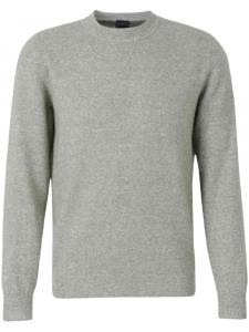Джемпер Fedeli с контрастной отделкой, серый