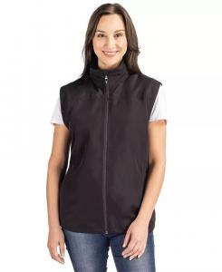 Женский жилет Charter Eco на молнии Cutter & Buck, черный