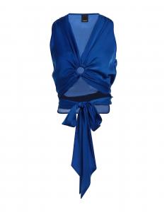 Кроп-топ Pinko, синий