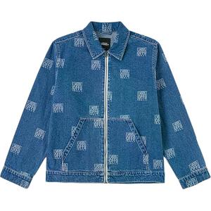Vans Джинсовые куртки Unisex Dark Blue Lapel Moderate Others