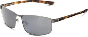 Timberland мужские TB9035SW6109D поляризованные wrap солнцезащитные очки, Gunmetal