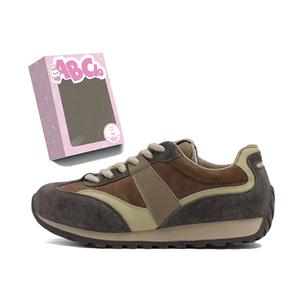 ABCIO Нишевый дизайн, стиль Майяр, винтажная мягкая подошва, универсальные комфортные, низкие, повседневные туфли, женские - песочный землистый оттенок кофе