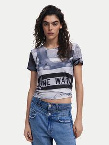 Облегающая футболка Potomac 25SWTKA0 Desigual, серый